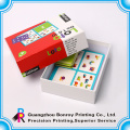 Good quality game card cardboard box with lid and bottom